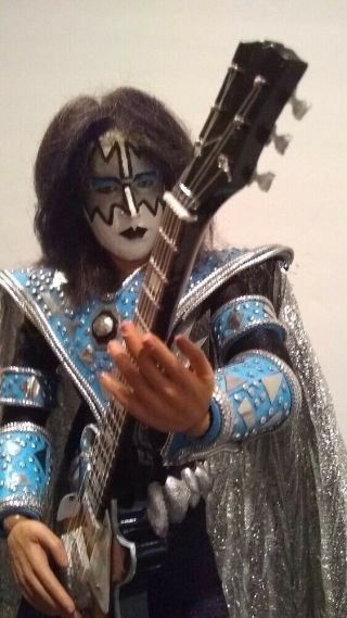 12 inch KISS Custom Ace Frehley UNMASKED costume figure CD 1/6 doll 10