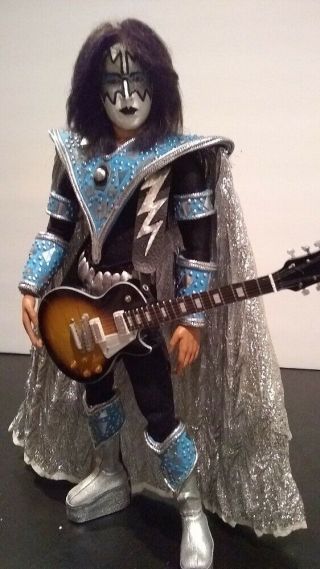 12 inch KISS Custom Ace Frehley UNMASKED costume figure CD 1/6 doll 11