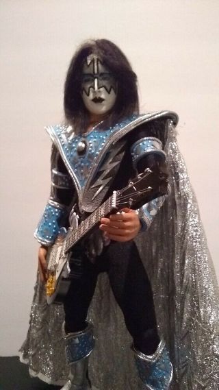 12 Inch Kiss Custom Ace Frehley Unmasked Costume Figure Cd 1/6 Doll