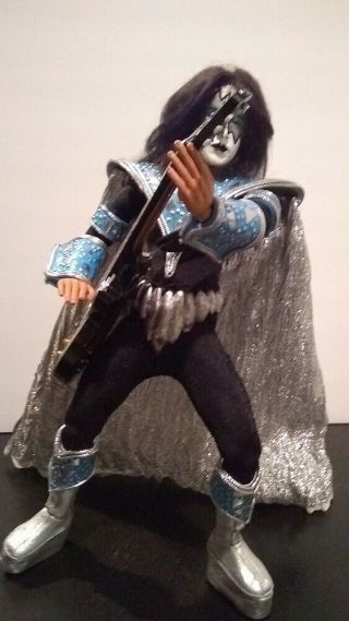 12 inch KISS Custom Ace Frehley UNMASKED costume figure CD 1/6 doll 3
