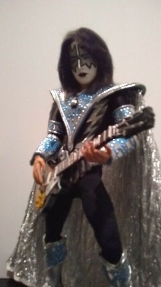 12 inch KISS Custom Ace Frehley UNMASKED costume figure CD 1/6 doll 5