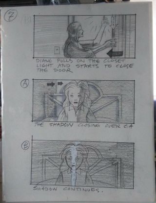 Poltergeist 1982 Horror Classic Storyboard Art Carl Aldana Steven Spielberg