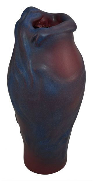 Van Briggle Pottery 1922 - 26 Usa Lorelei Mulberry Ceramic Vase