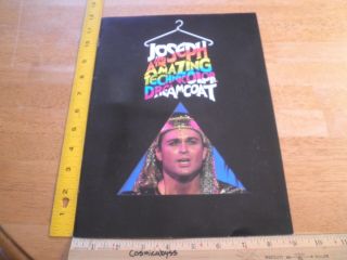 Joseph And The Technicolor Dreamcoat 1995 Theater Program W/ Ticket