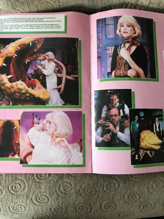 1983 London Playbill LITTLE SHOP OF HORRORS 12x9 Ellen Greene 3