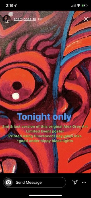 Unsigned TOOL Concert Poster - Tulsa,  OK 10/29/2019 - Rare Alex Grey Print 3