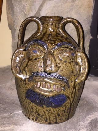 Charles Lisk/billy Ray Hussey Double Face Jug