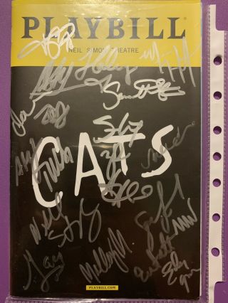 Cats Broadway Revival (majority Cast Signed) Playbill