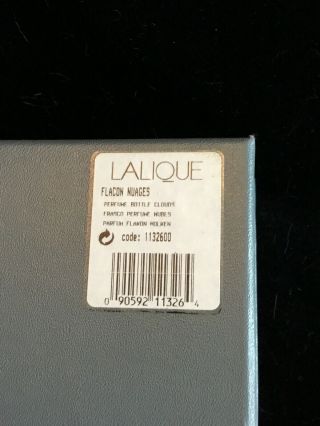 lalique Flacon Nuages perfume bottle 9