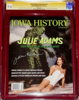 Cgc Ss Iowa History Creature From The Black Lagoon Cover Signed By Julie Adams