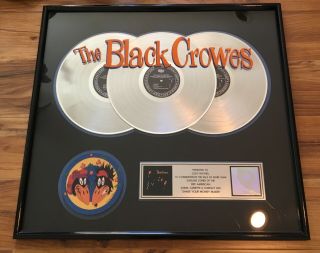 The Black Crowes ‘shake Your Money Maker’ Riaa Certified Sales Award