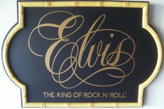 Of 6 Elvis The King Of Rock And Roll Music Pub Wood Sign