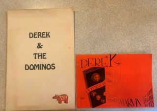 Eric Clapton Cream Blind Faith Yard Birds Derek And The Dominos Tour Book