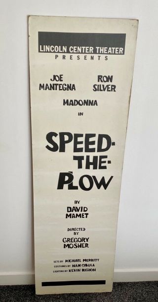 Madonna ‘speed The Plow’ Incredibly Rare Billboard,  1 Of Only 2.