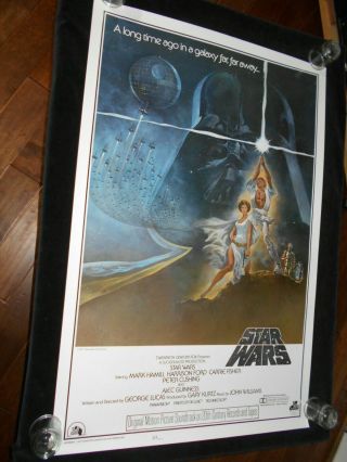 Star Wars Record Style Rolled One Sheet George Lucas