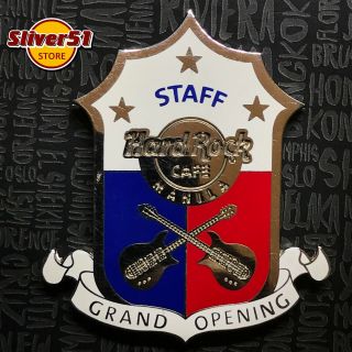 Hard Rock Cafe Manila Go Grand Opening staf pin Rare LE 2