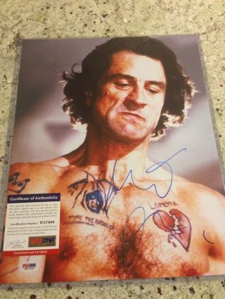Robert Deniro De Niro Signed Autograph 11x14 Photo Psa/dna Cape Fear