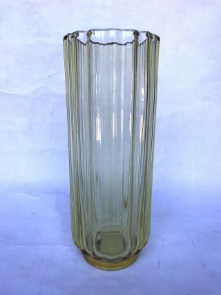 Art Deco Machine Age George Sakier For Fostoria Lotus Vase