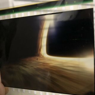 Interstellar Imax Authentic 70mm Film Cell - Gargantua Endurance Black Hole Rare