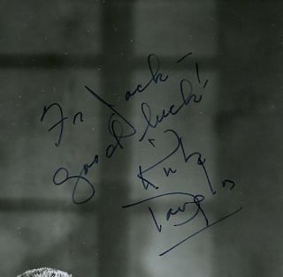 KIRK DOUGLAS VINTAGE 1956 SIGNED DBLWT LUST FOR LIFE PHOTO AUTOGRAPHED 2