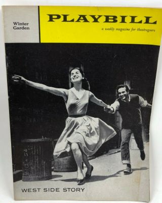 Vintage Playbill West Side Story 1958 Carol Lawrence Broadway York