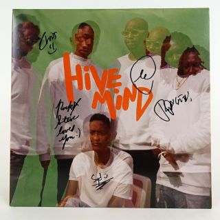 The Internet Band Autographed " Hive Mind " Vinyl Album