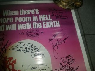 Dawn of the Dead Poster Signed George Romero 12