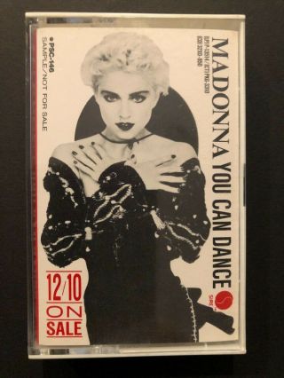 Madonna Japanese Promo Cassette You Can Dance 12/10 Rare Sample