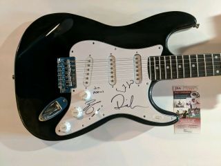 Jimmy Eat World Jsa Signed Guitar Strat Style Autographed