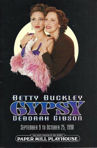Betty Buckley " Gypsy " Laura Bell Bundy / Stephen Sondheim 1998 Playbill