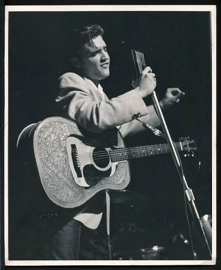 1956 Photo Elvis Presley The King Of Rock 