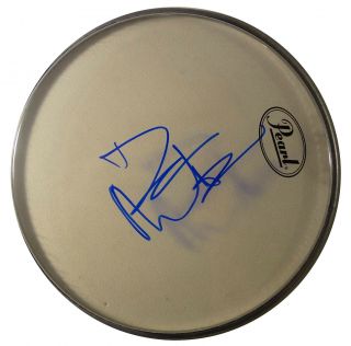 Signed Dave Matthews Autographed Drumhead W/pic