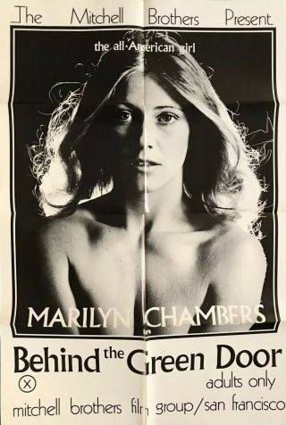 Behind The Green Door 1972 24x36 Marilyn Chambers Vintage Movie Poster