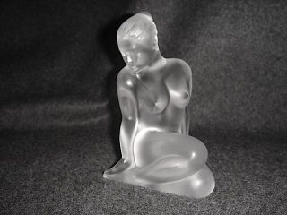 Lalique Flore Sculpture Clear Crystal Figurine/collectible
