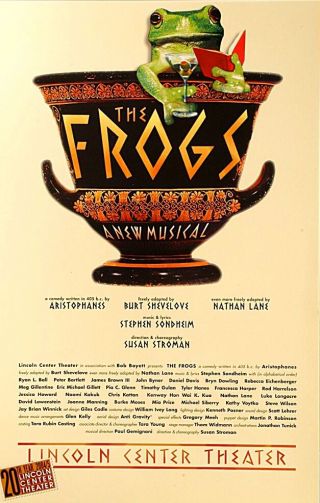 The Frogs Broadway Window Card - Nathan Lane,  Chris Kattan