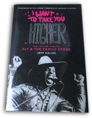 Sly Stone Signed Autograph Hardcover Book I Want To Take You Higher Jsa Ff06636