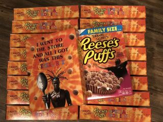Limited Travis Scott X Reeses Puffs Cereal - Family Sized 40 Pack 2