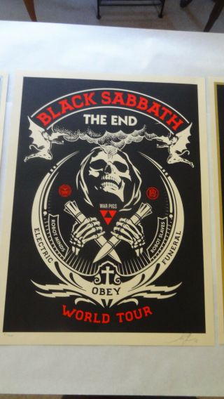 Shepard Fairey Black Sabbath 