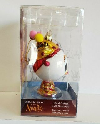 La Nouba Cirque De Soleil Hand - Crafted Glass Christmas Ornament (Autographed) 4