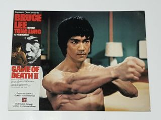 Bruce Lee " Game Of Death 2 " Tong Lung Rare 1981 Set Of 13 Lobby Cards