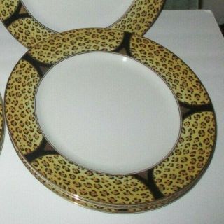 Lynn Chase - Amazonian Jaguar - Eight Dinner Plates Of Fine Porcelain - 11 "