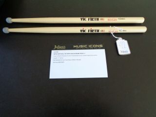 Jimi Hendrix Mitch Mitchell Owned & Vic Firth Scojo Rubber Tipped Drumstick