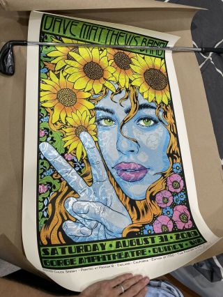 Dmb Dave Matthews Band Chuck Sperry Poster Gorge Artist Edition 2019 100/100