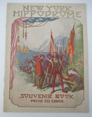 York Hippodrome Souvenir Book 1913 - 1914 Season,  Illustrated