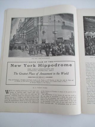 YORK HIPPODROME Souvenir Book 1913 - 1914 Season,  Illustrated 3