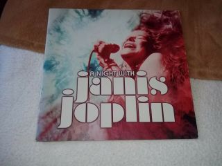 A Night With Janis Joplin,  Rare 2013 Flop Broadway Musical Program,  Davies