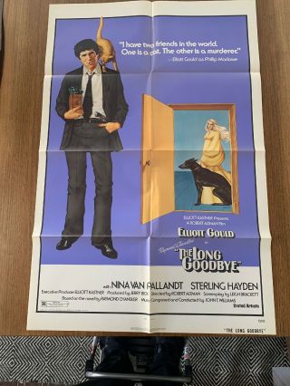 The Long Goodbye Orig Us One Sheet Movie Poster Rare Cond 27x41