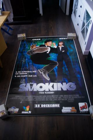 The Tuxedo Jackie Chan 4x6 Ft Bus Shelter Movie Poster 2002