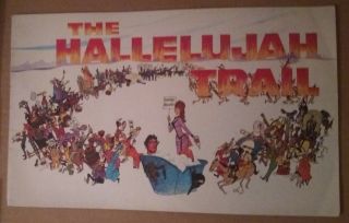 The Hallelujah Trail 1965 Mirisch - Kappa Pictures Souvenir Book