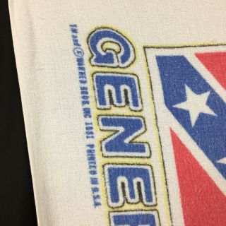 Vtg 1981 Dukes of Hazzard Beach Towel General Lee Confederate 80s Warner Bros 3